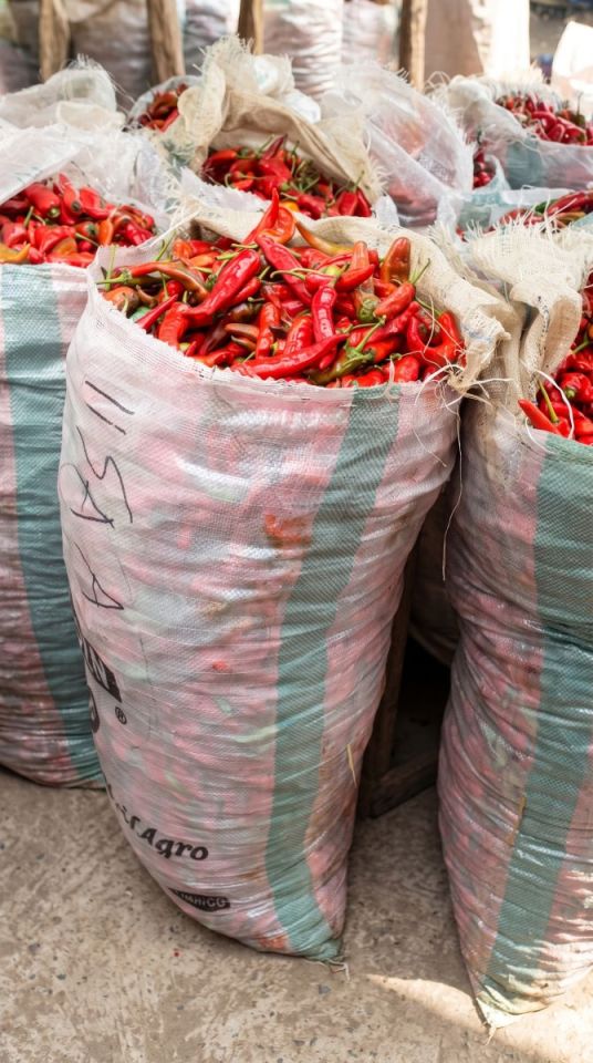 Shombo Pepper (Red Chilli) - Shombo Red Chilli (25kg Bag - Select preferred size)