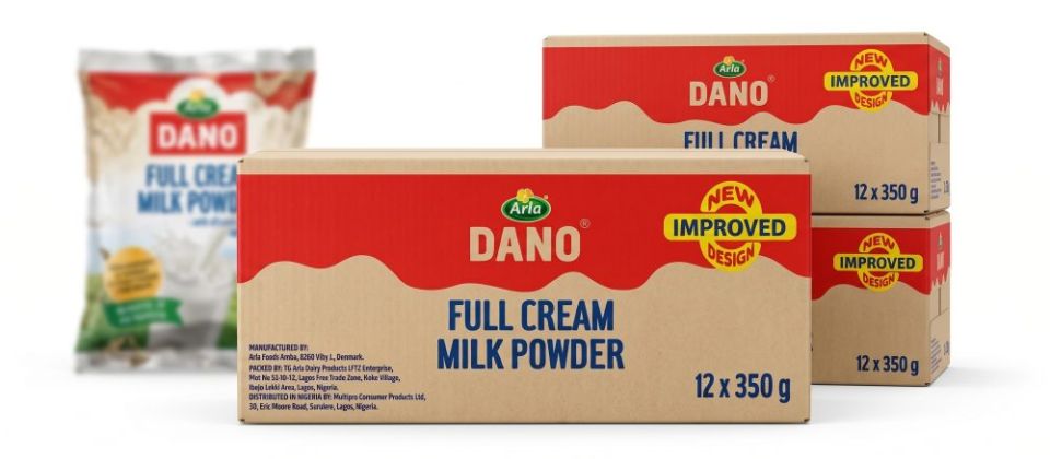 Dano (Full Cream) Milk Carton 350g x 12 - Dano (Standard)