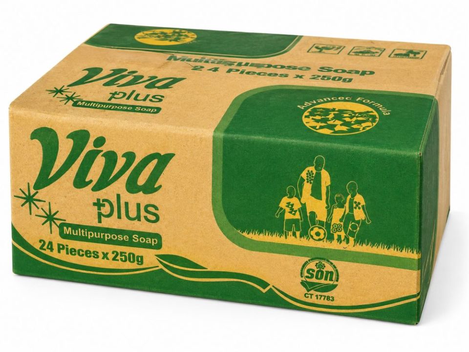 Viva Plus Soap Carton - Lemon - 250g x 24 -  (Standard)
