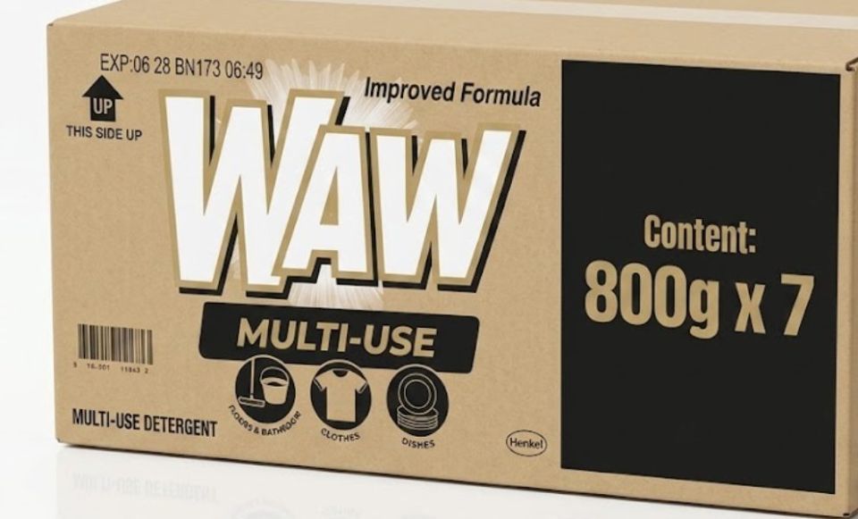 Waw Detergent Carton 800g x 7 -  (Standard)