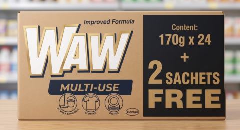 Waw Detergent Carton 170g x 24 -  - Standard