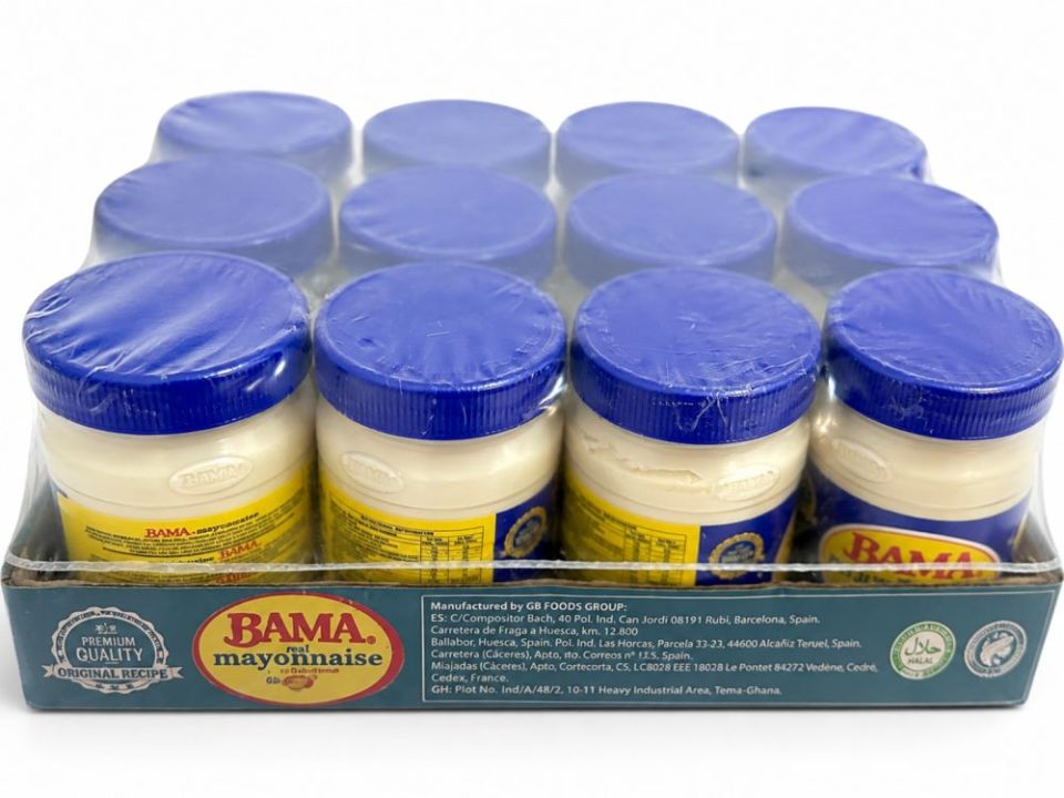 Bama Mayonnaise - Medium Tray 385ml x 12 - Bama (Standard)