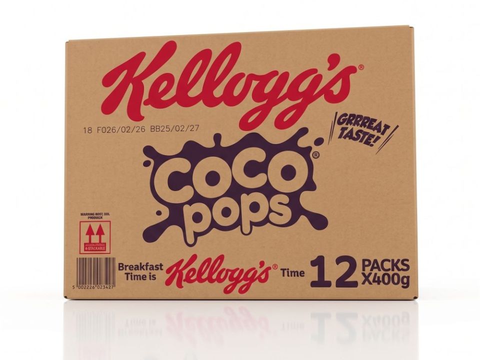 Kellogs Coco Pops Refill Carton 400g x 12 -  (Standard)