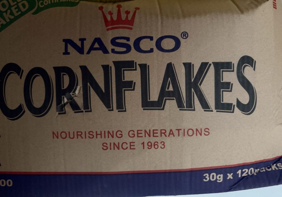 Nasco Cornflakes Carton 30g x 120 -  (Standard)