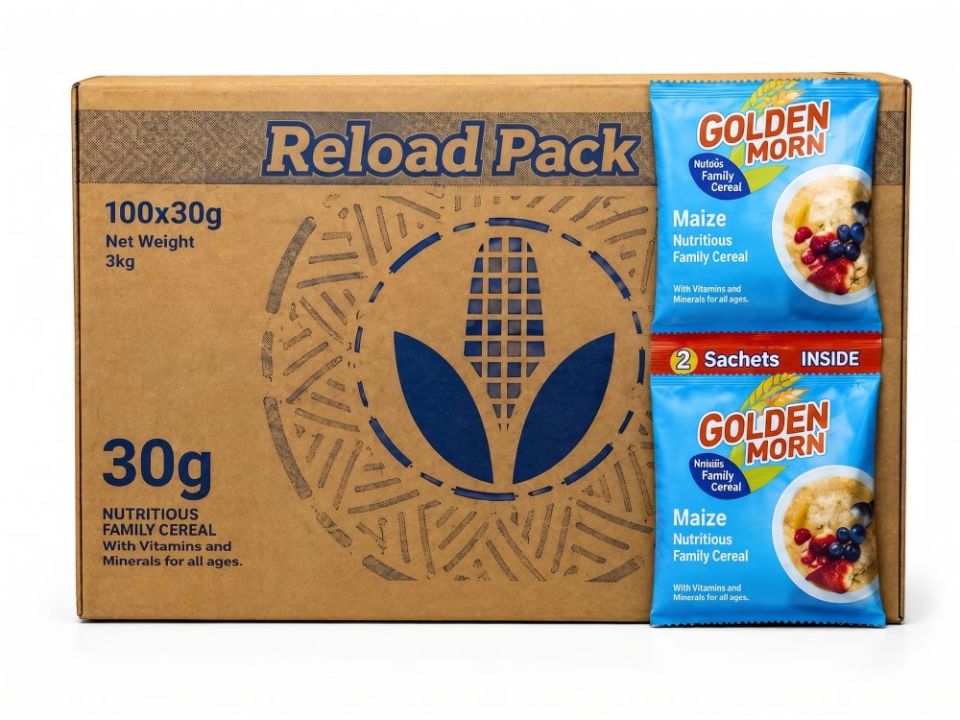 Golden Morn Carton 30g x 100 - Nestle (Standard)