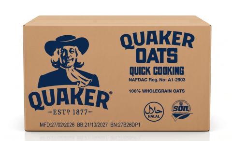Quaker Oats Carton 385g x 16 - Quaker - Standard