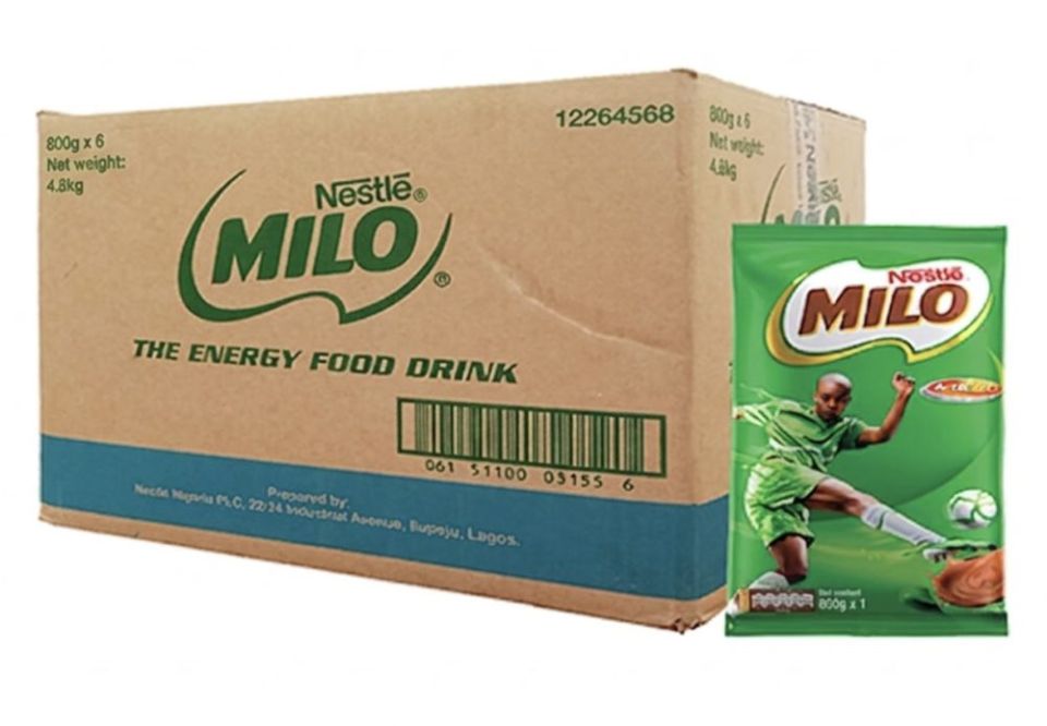 Milo (Refill) Carton 800g x 6 -  (Standard)