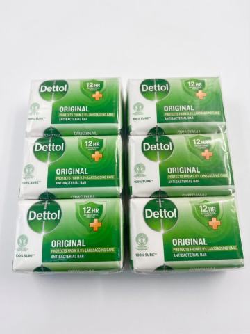 Dettol Original Pack 110g x 6 -  - Standard