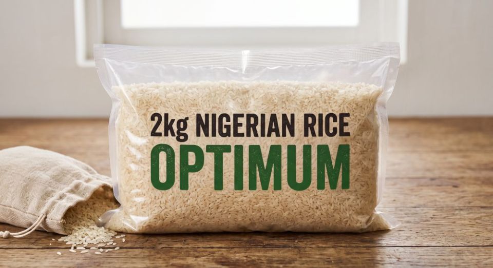 Optimum Nigerian Rice - 2kg Repacked -  (Standard)